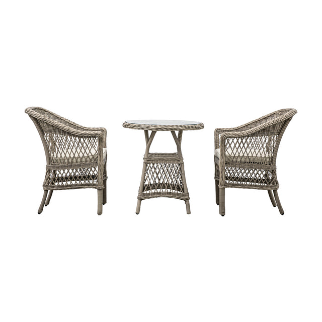 Capri Outdoor Rattan Bistro Set in Natural (4)