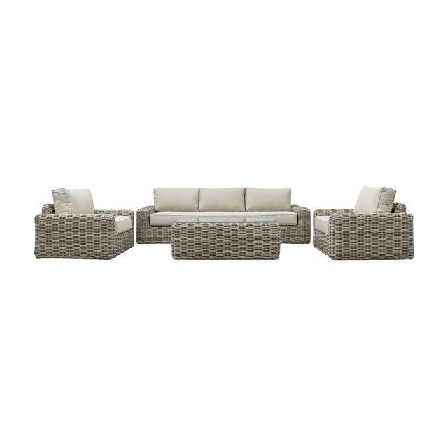 Genoa Outdoor Rattan Lounge Set in Natural (4)