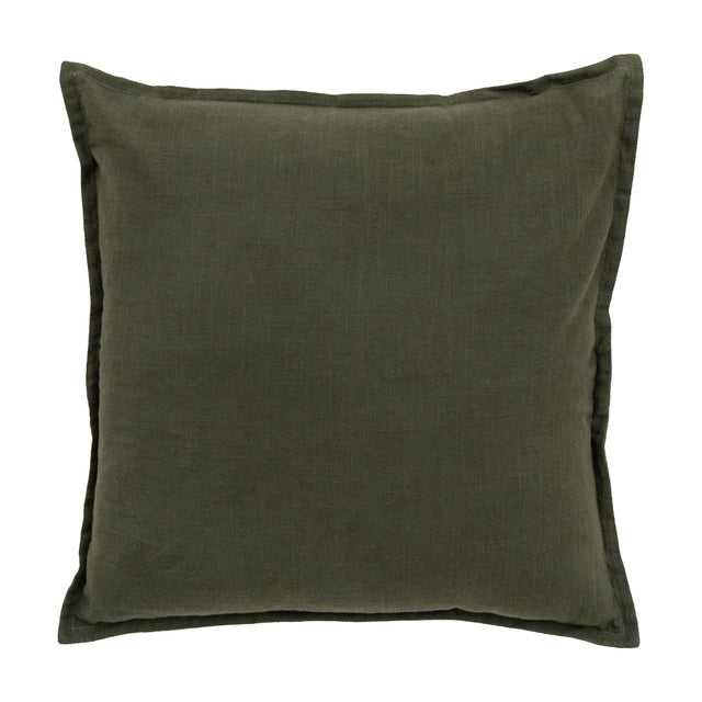 Thora Linen Cushion Cover in Khaki