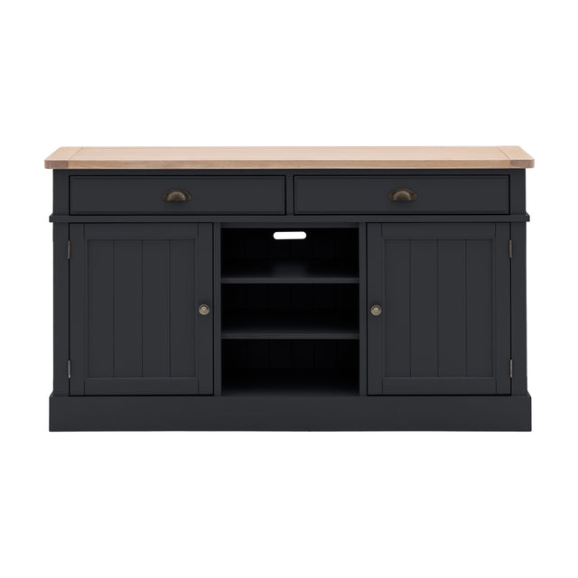 Nala 2 Door 2 Drawer Wooden Sideboard in Deep Navy (6)