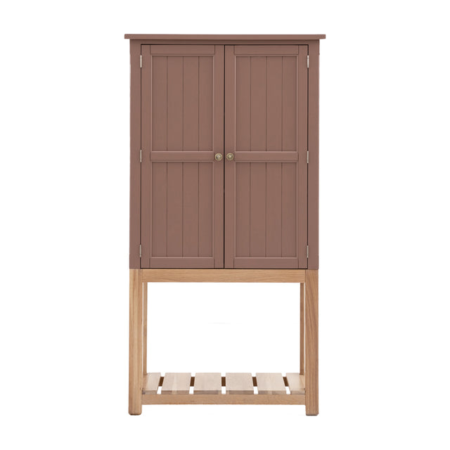 Nala 2 Door Wooden Cupboard in Dusky Pink (6)