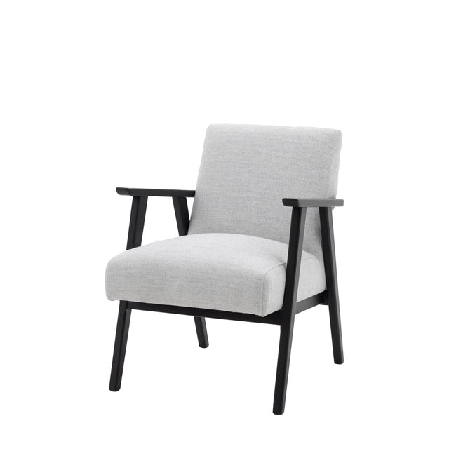 Larson Linen Armchair in Stone (5)