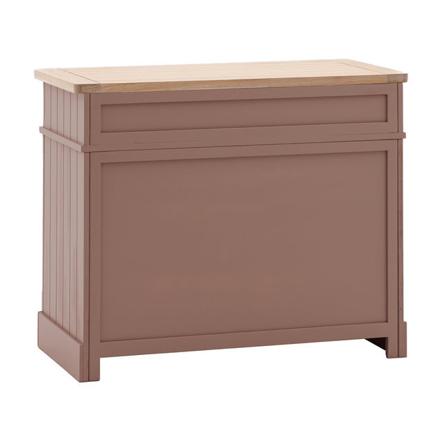 Nala 2 Door Wooden Sideboard in Dusky Pink (4)