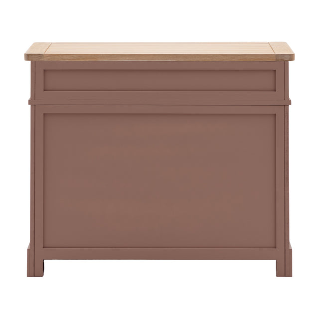 Nala 2 Door Wooden Sideboard in Dusky Pink (5)