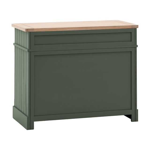 Nala 2 Door Wooden Sideboard in Moss Green (4)