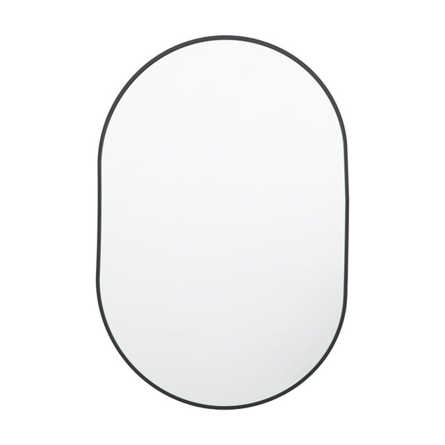 Colleen Oval Mirror in Black (5)