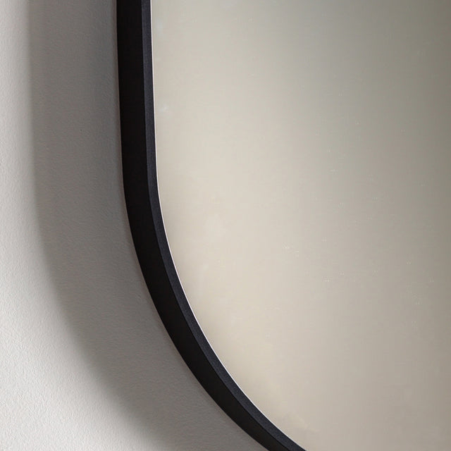 Colleen Oval Mirror in Black (4)