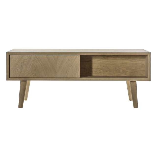 Odette Rectangular Oak Coffee Table in Natural (3)