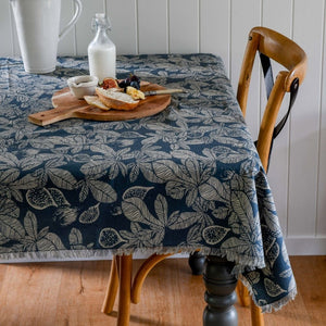 Fig Tree Tablecloth in Dark Slate