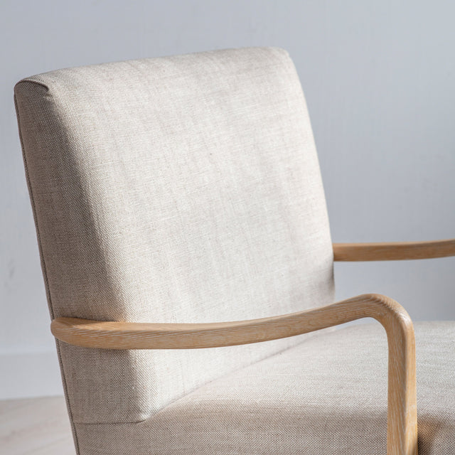 Suzie Linen Armchair in Neutral (2)