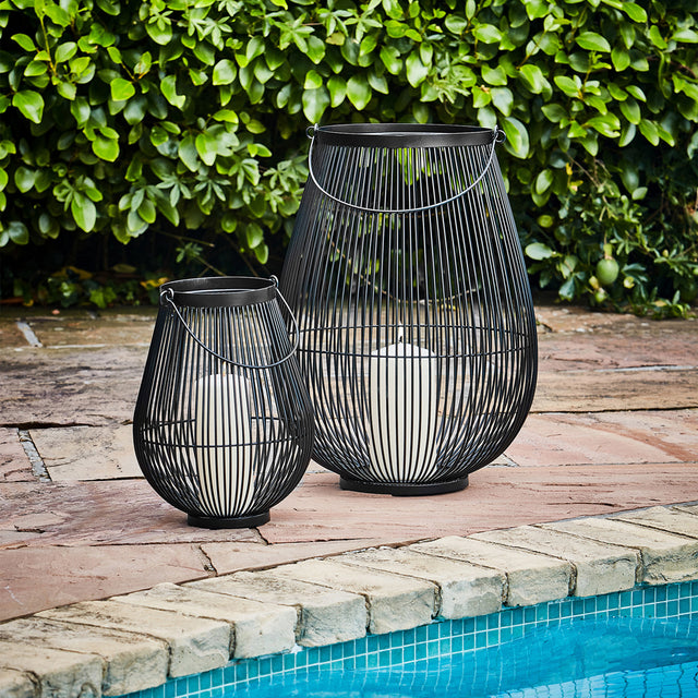 Ivyline Venere Lantern in Black