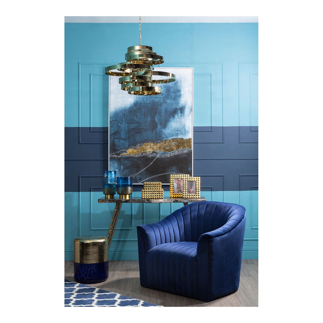 Kirsten Wall Art in Blue And Gold (2)